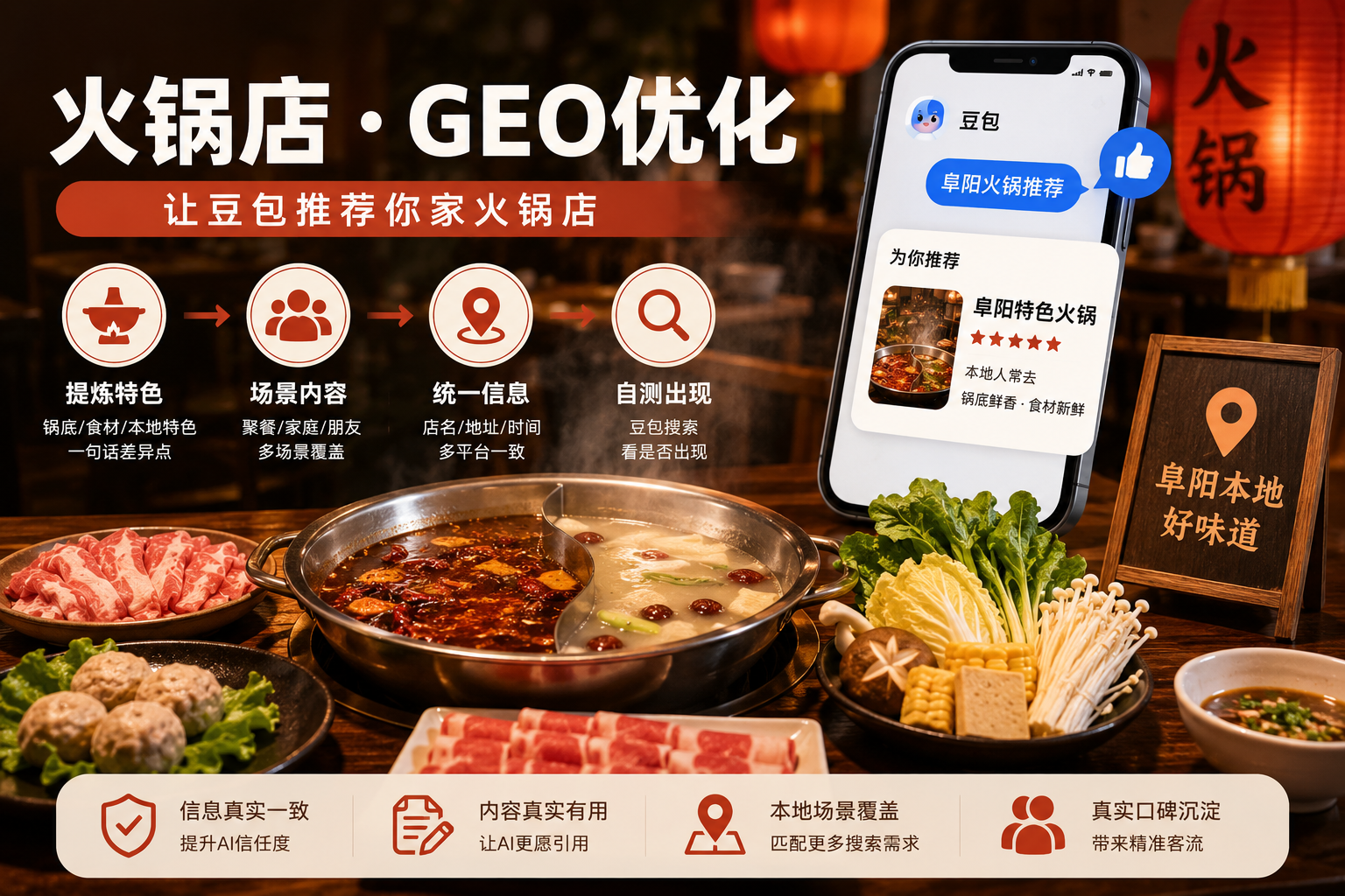 阜阳火锅店怎么做 GEO，让豆包推荐你家
