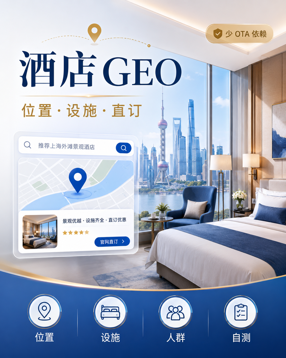阜阳酒店如何被豆包/元宝引用，拿到直接预订