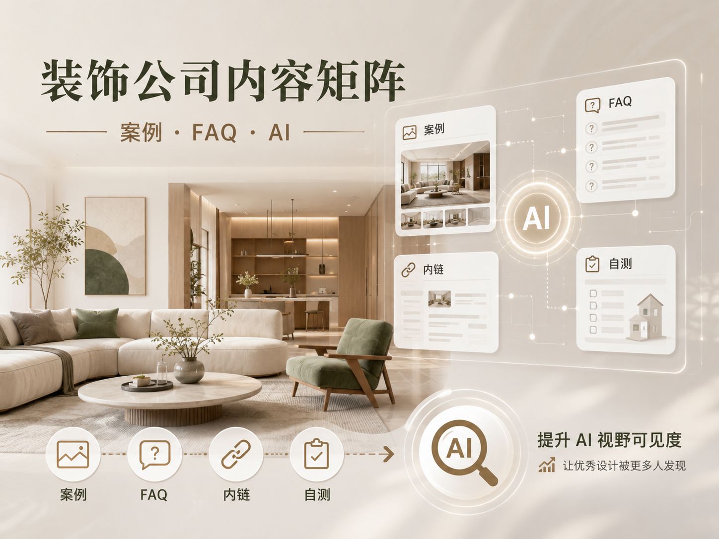 阜阳装饰公司内容矩阵：用案例页和 FAQ 提升 AI 可见度
